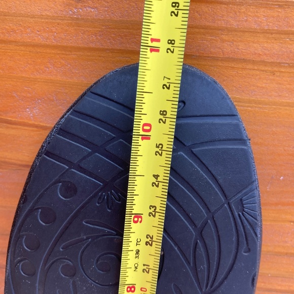 Corso Como Black Leather Ballasox Size 8-9 Possible,  Foldable - Picture 11 of 11